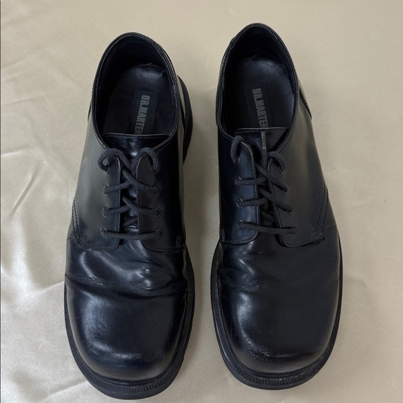 Dr. Martens Black Leather Derbys - Picture 3 of 12